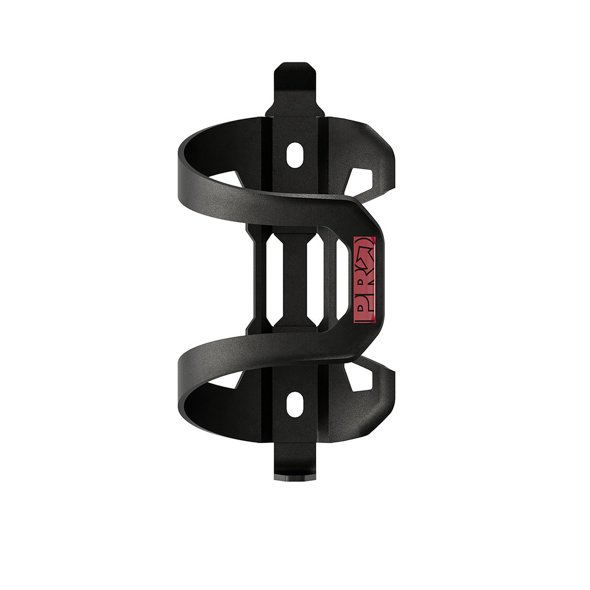 Portabidón PRO Side Aluminio Negro/Rojo