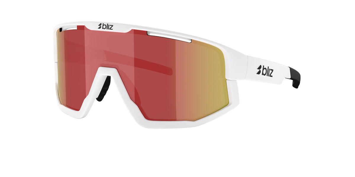 Gafas Sol Bliz Fusion/Blanco/Rojo Humo