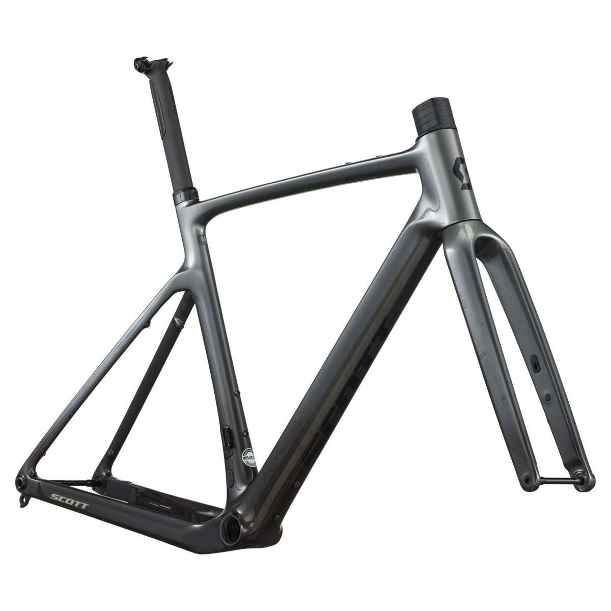 Cuadros Bicicleta Gravel Cuadro Scott Addict Gravel Team HMF 2026 Chrome Silver #3