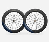 Oquo Juego Ruedas Carretera RA80LTD CS Sram XDR Metallic Navy Blue Matt
