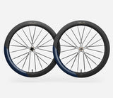 Oquo Juego Ruedas Carretera RA57LTD CS Sram XDR Metallic Navy Blue Matt