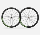 Oquo Juego Ruedas Carretera RP45LTD CS Shimano HG Racing Green Matt