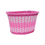 Cesta Delantera Oxford Tejida Junior Rosa