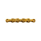 Cadena KMC X-9 Ti-N 114 Eslabones 9v Oro