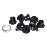 Kit 5 Tornillos Plato Macho/Hembra Super Record/Record/Chorus Negro