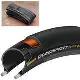 Cubierta Continental Grand Sport Race Plegable Negro
