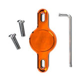 Soporte Muc-Off Secure Tag V2 Localizador Apple Airtag Portabidón Naranja