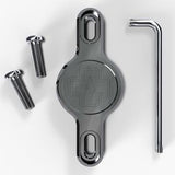 Soporte Muc-Off Secure Tag V2 Localizador Apple Airtag Portabidón Gris
